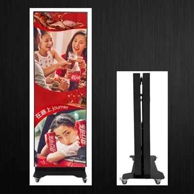Pantalla LED de cartel plegable para interiores